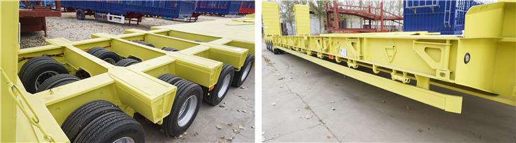 120 Ton Lowbed Trailer with 4 Line 8 Axle for sale