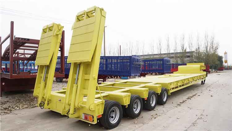 120 Ton Lowbed Trailer with 4 Line 8 Axle for sale