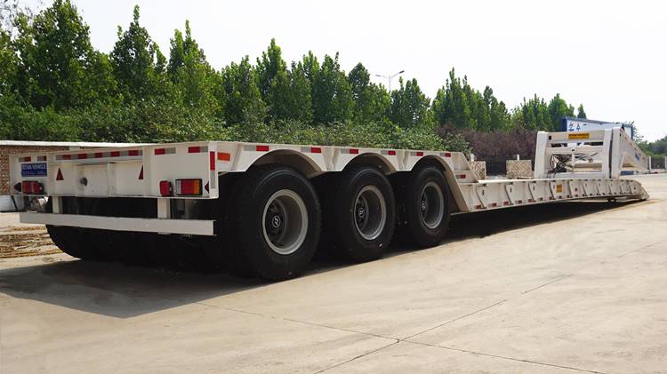 120 ton 3 Line 6 Axle Gooseneck Lowboy Trailer for Sale