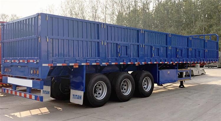 China 3 Axle Side Wall Truck Trailer for Sale - TITAN Vehicle