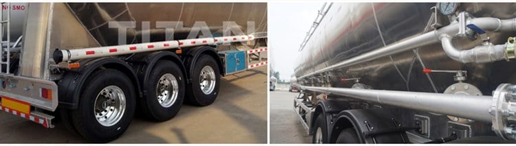 Wheat Flour Tanker Trailer for Sale