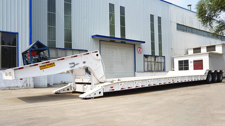 120 ton 3 Line 6 Axle Gooseneck Lowboy Trailer for Sale