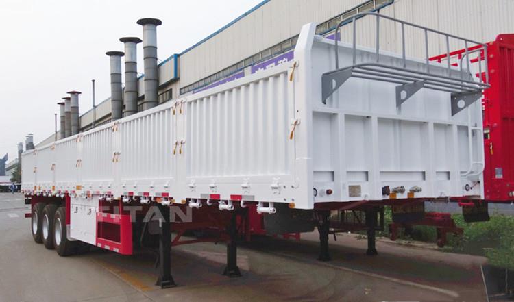 China 40 Ton Side Wall Semi Trailer for Sale - TITAN Vehicle