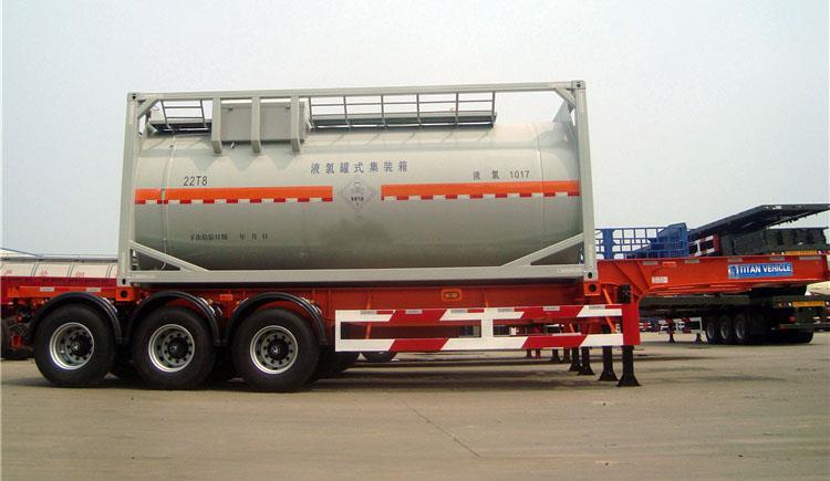 40ft Gooseneck Skeleton Trailer