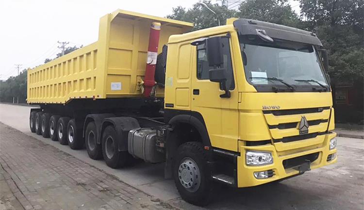 6 Axle 80 Ton Dump Truck Trailer for Sale