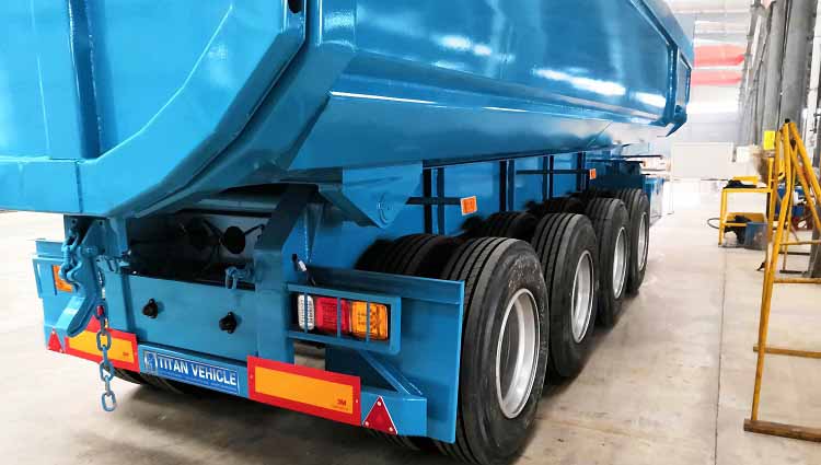 80 Ton End Dump Trailer for Sale in Africa