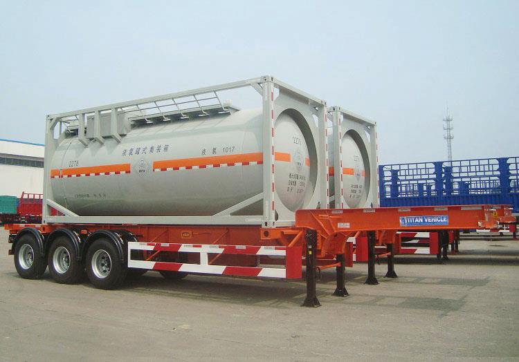 40ft Gooseneck Skeleton Trailer