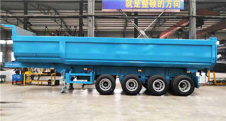 80 Ton End Dump Trailer for Sale in Africa