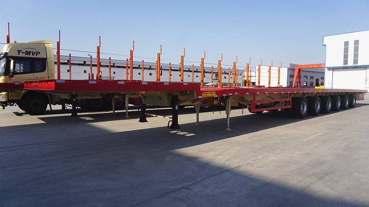 Extendable Trailer for Wind Turbine Blades Transport 