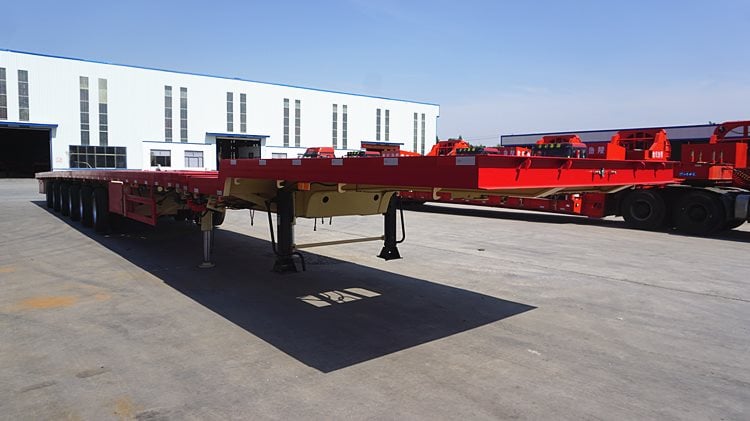 Extendable Trailer for Wind Turbine Blades Transport 