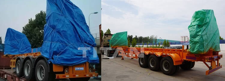 Package of 45T Container Loading Trailer