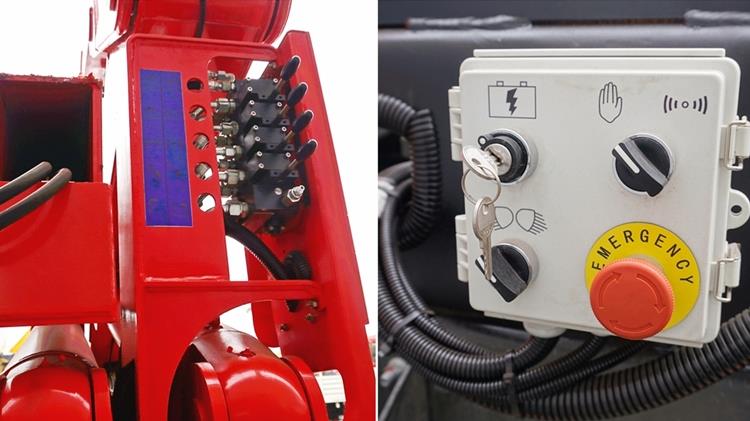 Details of Side Loader Truck