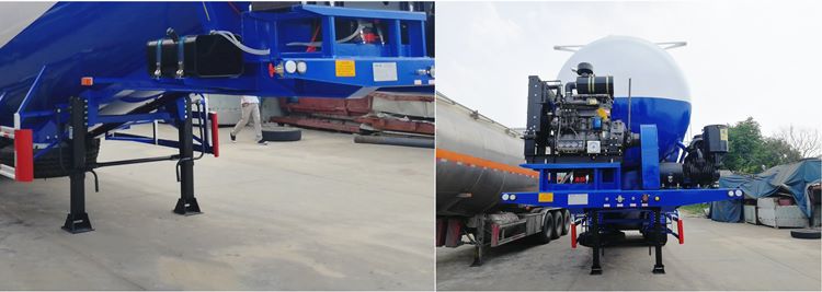 40t Cement Tanker Truck Trailer for Sale 