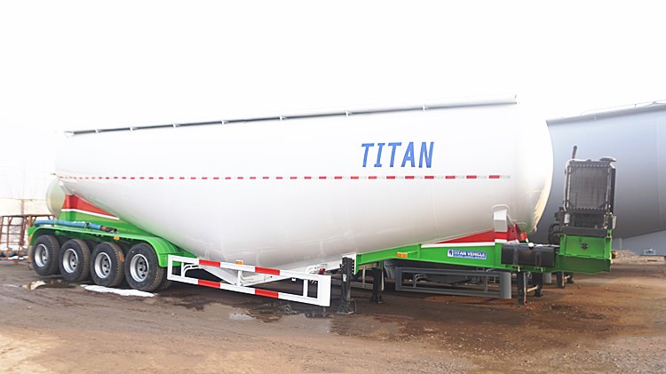 4 Axle Dry Bulk Tanker Trailer for Sale in Sudan