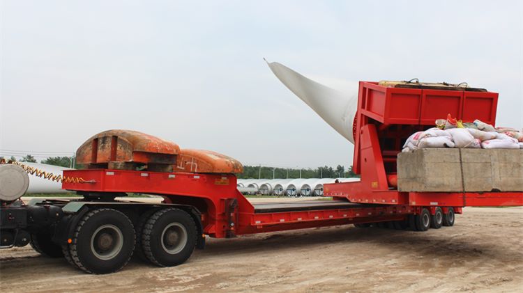 Windmill Blade Transport Trailer for Sale in Vietnam