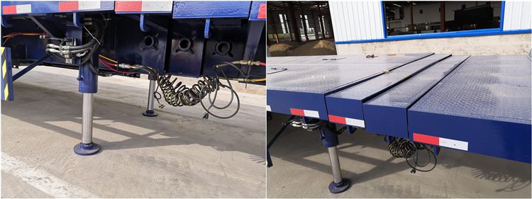 4 Axle Telescopic Trailer for Wind Turbine Blade Transport Near Me