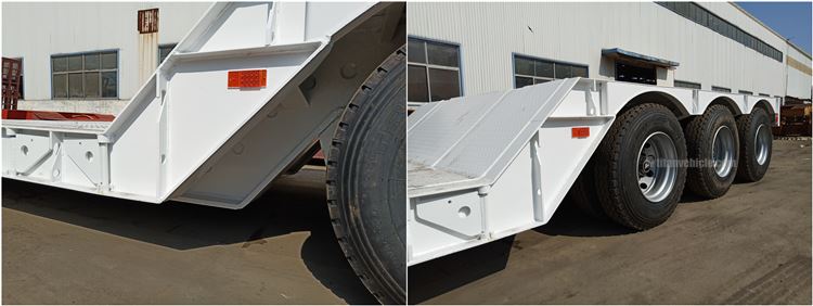 Tri Axle Detachable Gooseneck Trailers for Sale in Nigeria