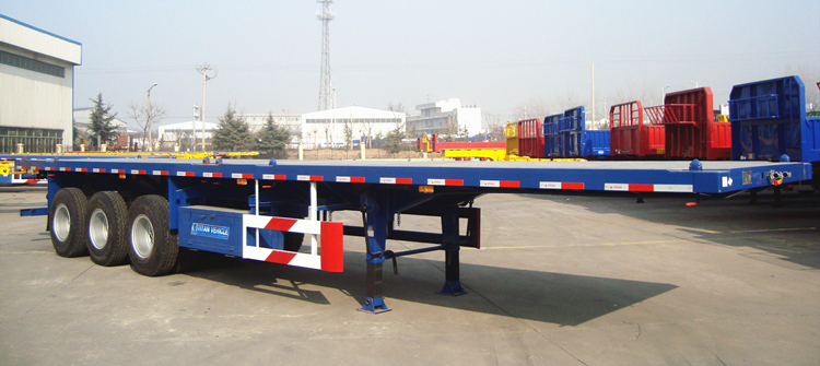 Tri Axle Flatbed Trailer for Sale in Zimbabwe - TITAN Vehicle