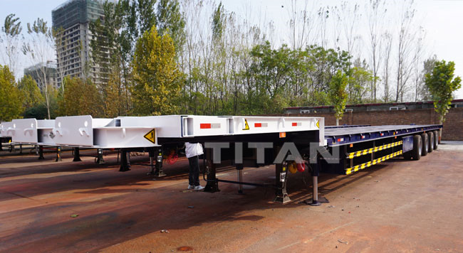 56 Meters Telescopic Wind Turbine Trailer for Sale