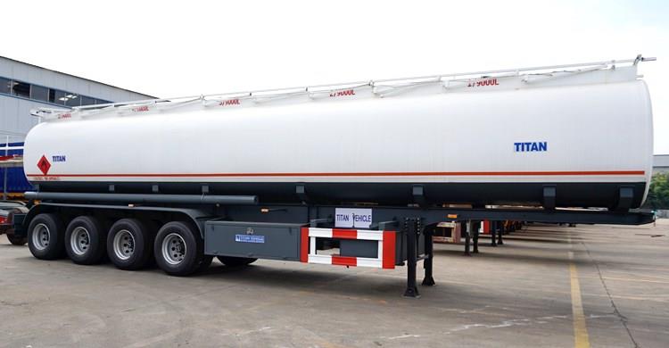 4 Axle Oil Tanker Trailers for Sale In Senegal SNKLC