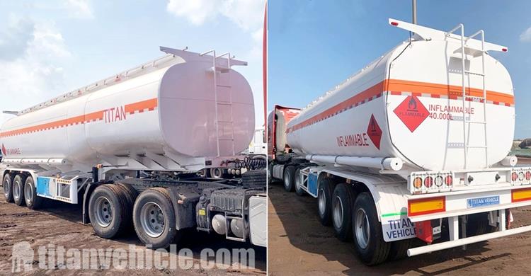 3 Axle Fuel Tanker Truck Trailer