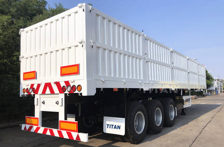 Wallside Semi Trailer for Sale in Mozambique - TITAN Vehicle