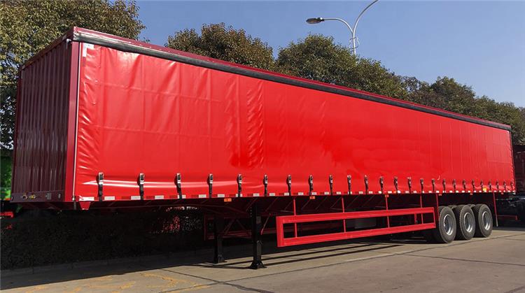 53ft 3 Axle Side Curtain Semi Trailer for Sale in Mauritius