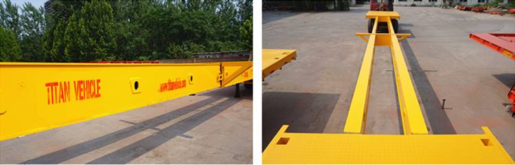 Extendable Flatbed Trailers 3 Axle for Sale in Vietnam