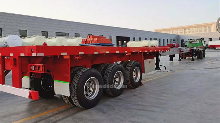 3 Axle Extendable Flatbed Trailer for Sale in Hanoi