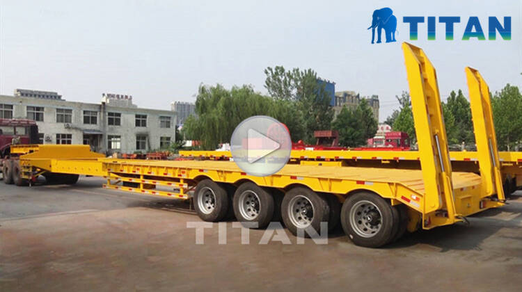 4 Axle Extendable Low Bed Trailer for Sale in Nigeria