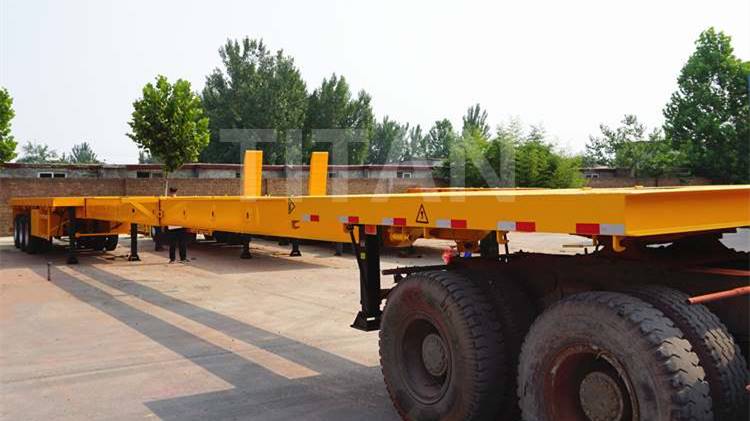 Extendable Flatbed Trailers 3 Axle for Sale in Vietnam