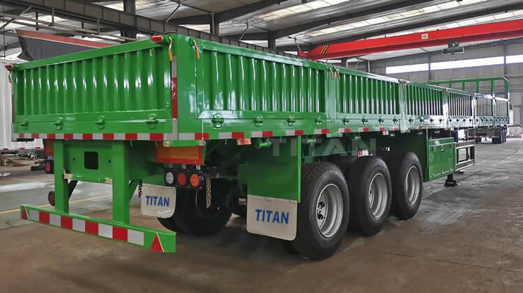 Wall Side Board Semi Trailer for Sale in Cote d'Ivoire - TITAN Vehicle