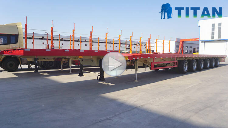 62 Meters Extendable Telescopic Trailer for Sale in Mauritius