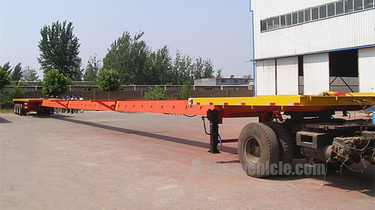 Tri Axle Extendable Flatbed Semi Trailers for Sale in Sudan