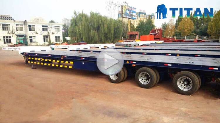 4 Axle Extendable Trailer for Windmill Projects