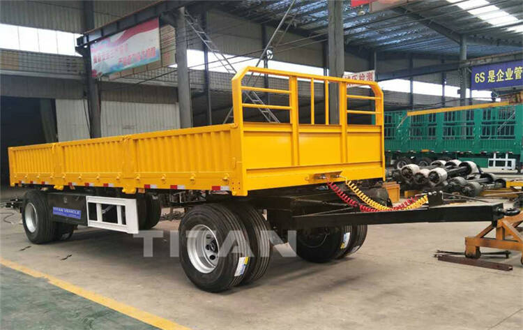 2 axle drawbar side wall semi trailer trailer Side Board drawbar vehicle