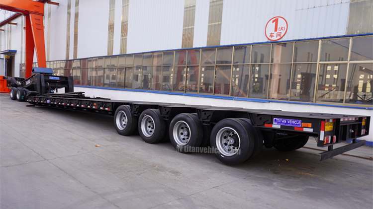 4 Axle Hydraulic Detachable Gooseneck Trailer for Sale in Mali