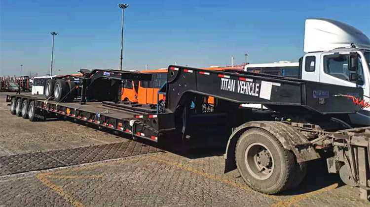 4 Axle Hydraulic Detachable Gooseneck Trailer for Sale in Mali