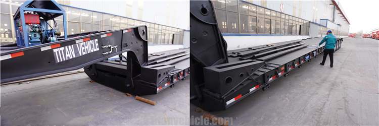 4 Axle Hydraulic Detachable Gooseneck Trailer for Sale in Mali