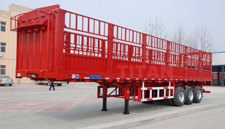 Tri-axle Stake Semi Trailer for Sale in Mali - TITAN Vehicle