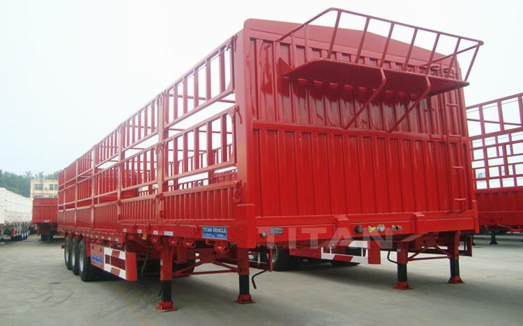 Tri-axle Stake Semi Trailer for Sale in Mali - TITAN Vehicle