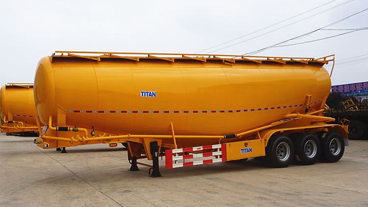 55ton Dry Bulk Cement Tanker Trailer for Sale in Rwanda