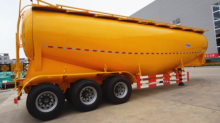 55ton Dry Bulk Cement Tanker Trailer for Sale in Rwanda