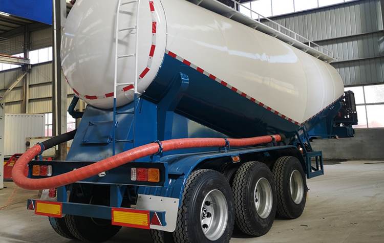 40cbm 3 Axle Bulk Cement Trailer for Sale in Burkina Faso  