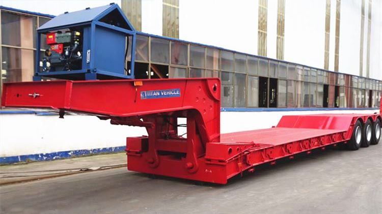 80ton Lowboy Trailer Manufacturers Near Me in Nigeria