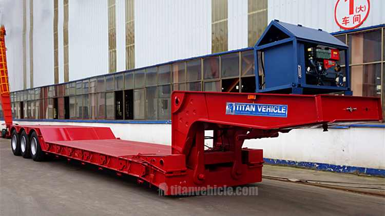 Detachable Gooseneck Lowboy Trailer for Sale in Senegal