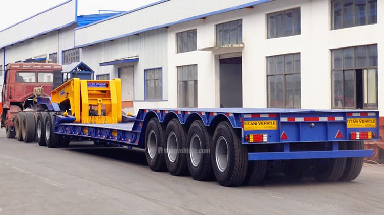 150Ton Detachable Lowboy Trailer for Sale in Ghana