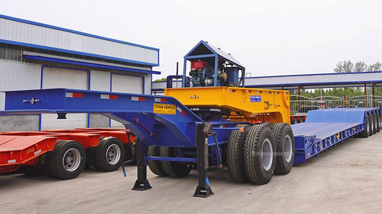 150Ton Detachable Lowboy Trailer for Sale in Ghana