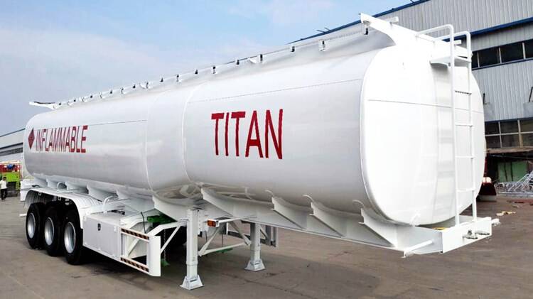 Used 3 Axle Fuel Tanker Trailer for Sale In Papua New Guinea PGBUA