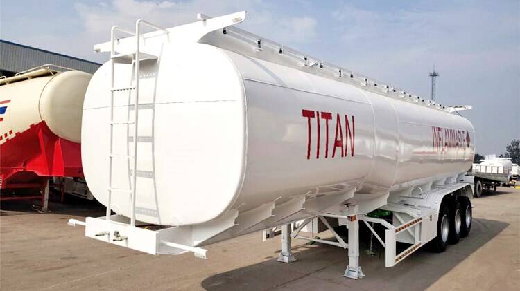 45000 Liter Used Fuel Tanker Trailer for Sale